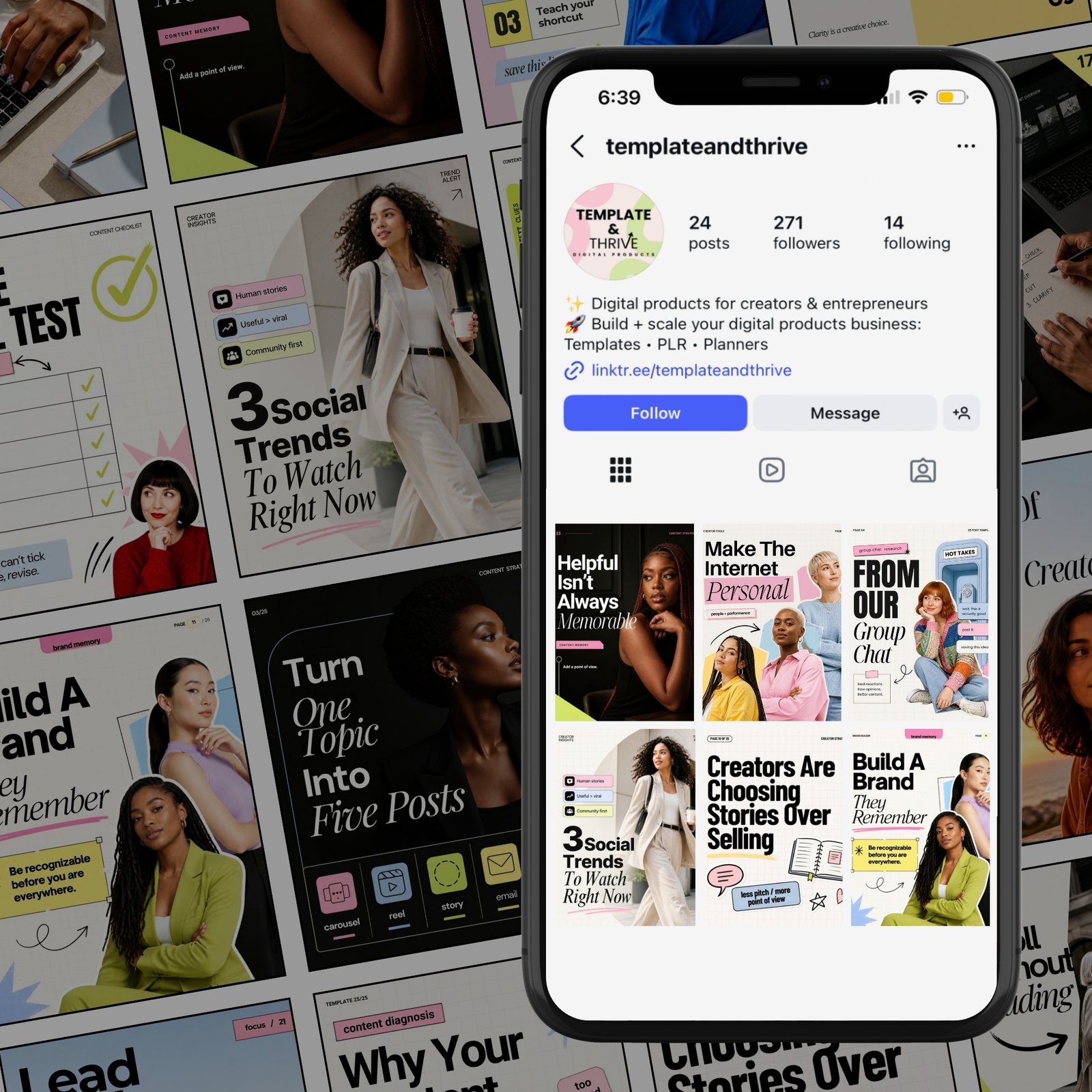 25 Editorial Creator Instagram Templates - Image 2