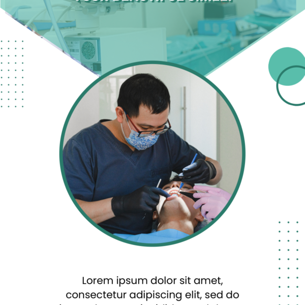 Dental Clinic Pinterest Canva Pins Template