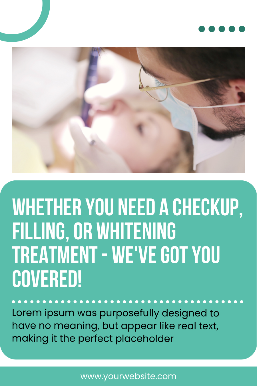 Dental Clinic Pinterest Canva Pins Template - Image 2