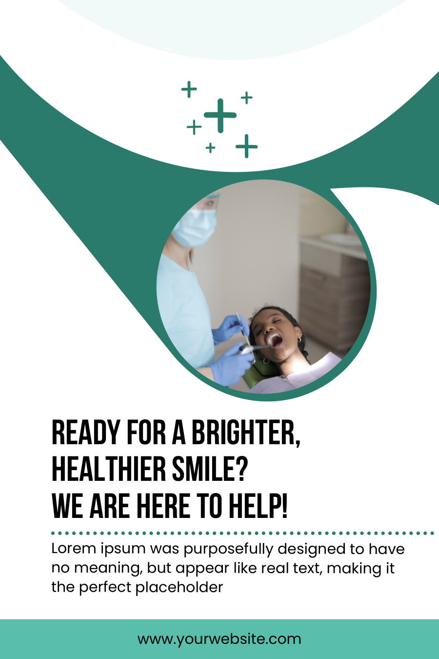 Dental Clinic Pinterest Canva Pins Template - Image 3