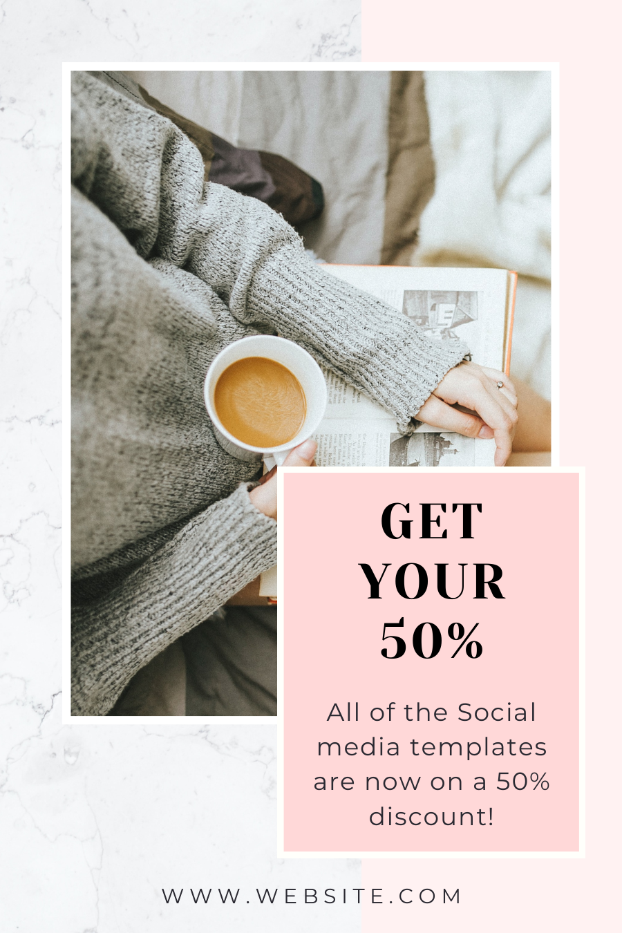 Editable Pink Pinterest Canva Pin Template - Image 2