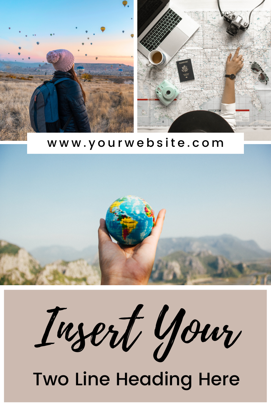 Familiar Travel Blogger Pinterest Template - Image 2