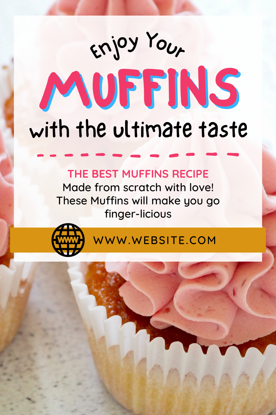 Food Blogger Pinterest Pin Templates