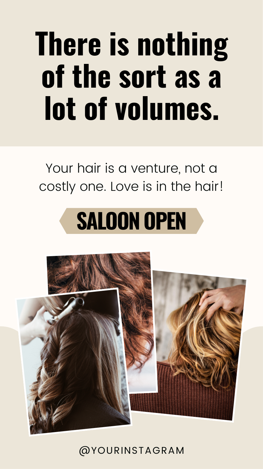 Hair Salon Instagram Story Template