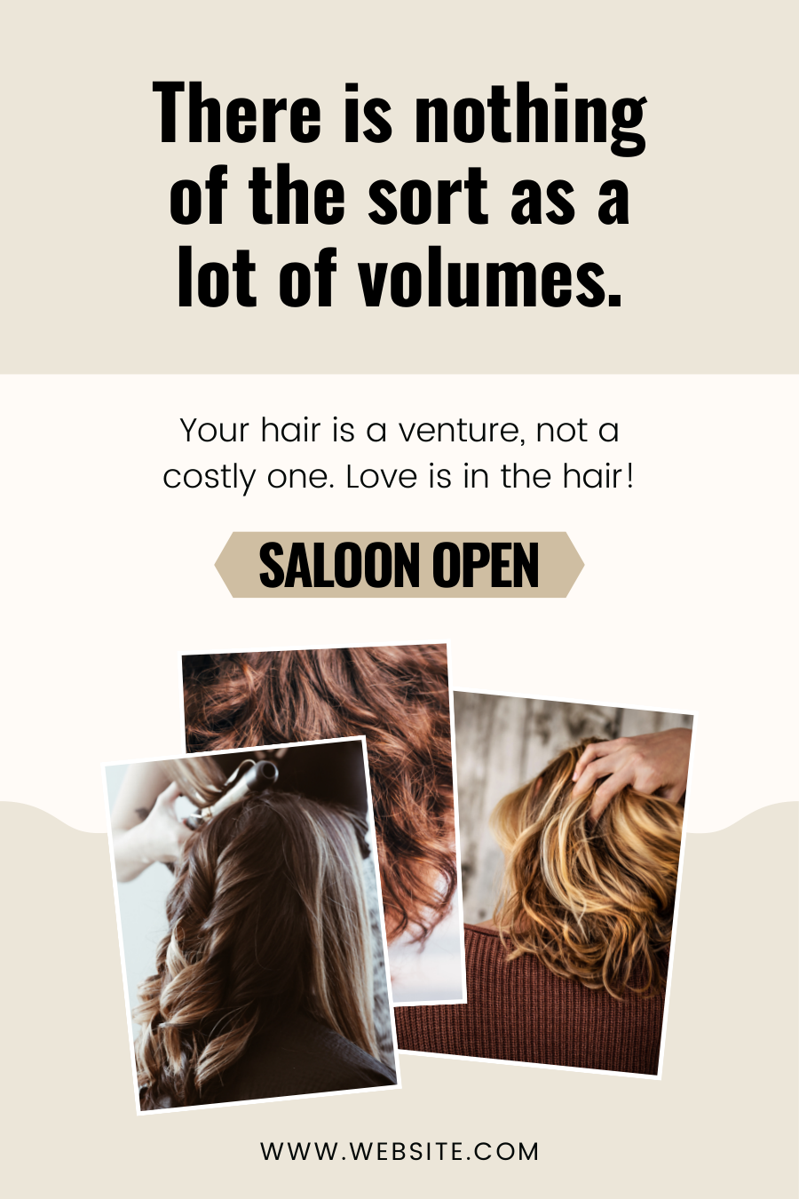 Hair Salon Pinterest Template