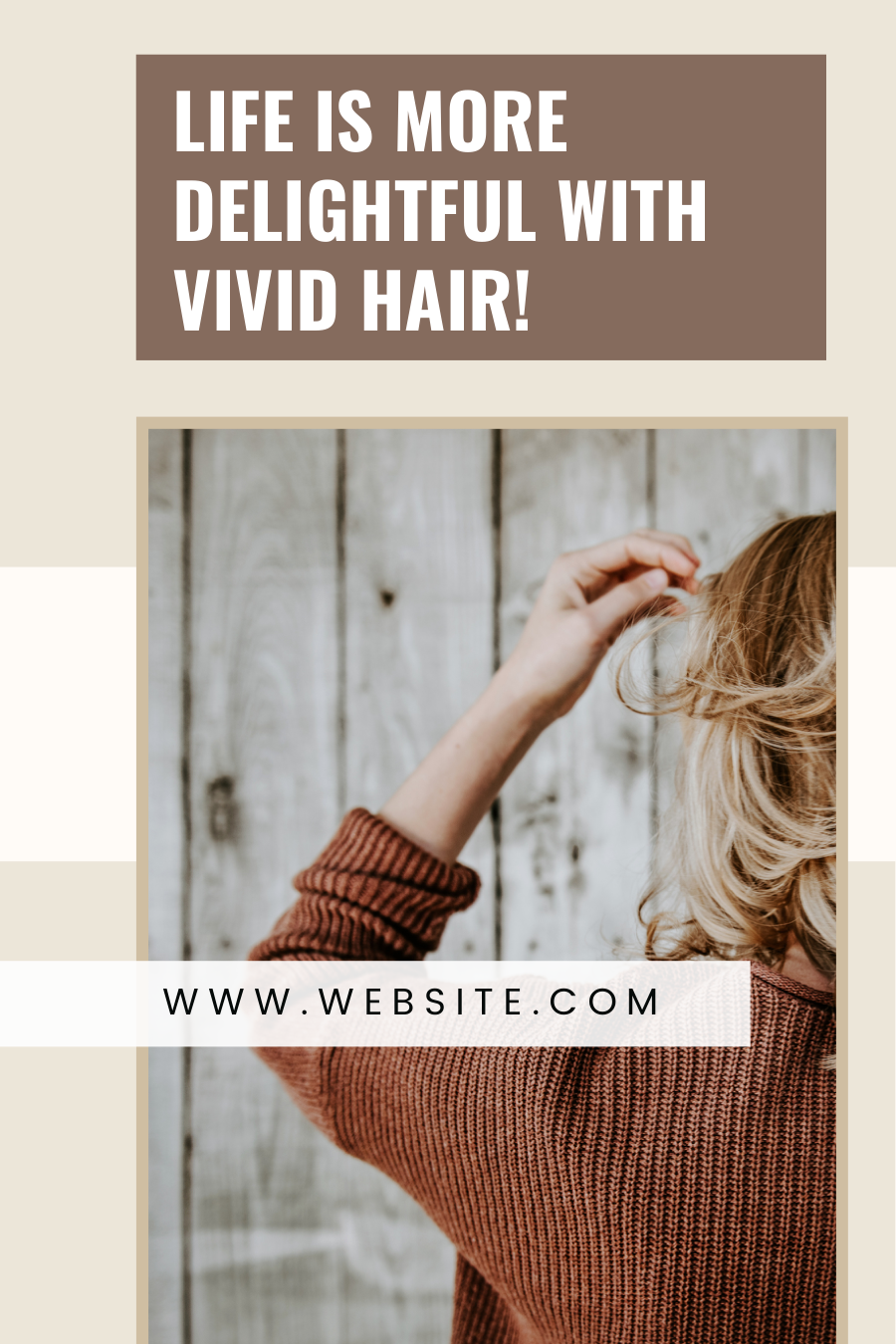 Hair Salon Pinterest Template - Image 3