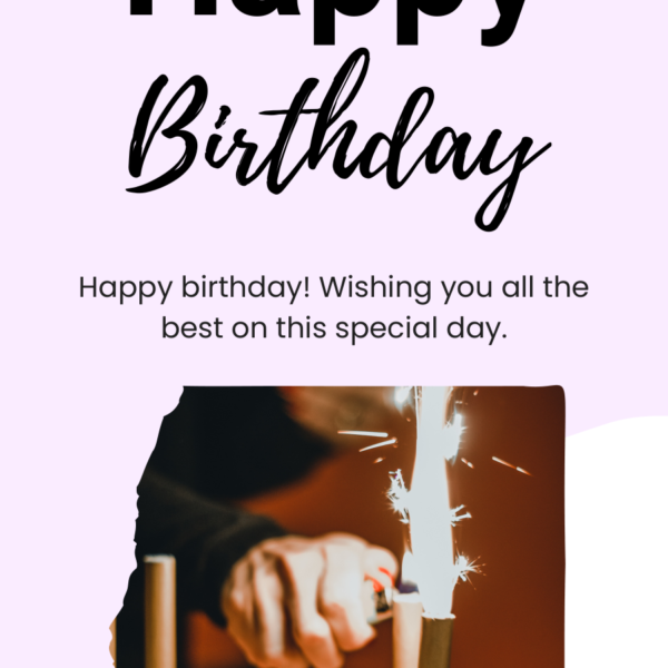 Happy Birthday Instagram Story Template