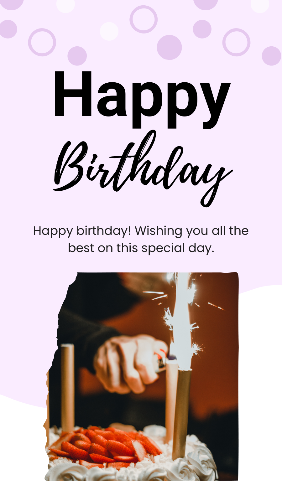 Happy Birthday Instagram Story Template