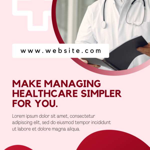 Healthcare Pinterest Template