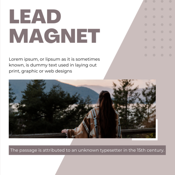 Lead Magnet Canva Instagram Editable Template