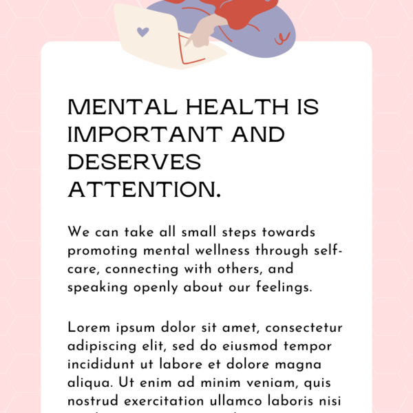 Mental Health Instagram Canva Story Template
