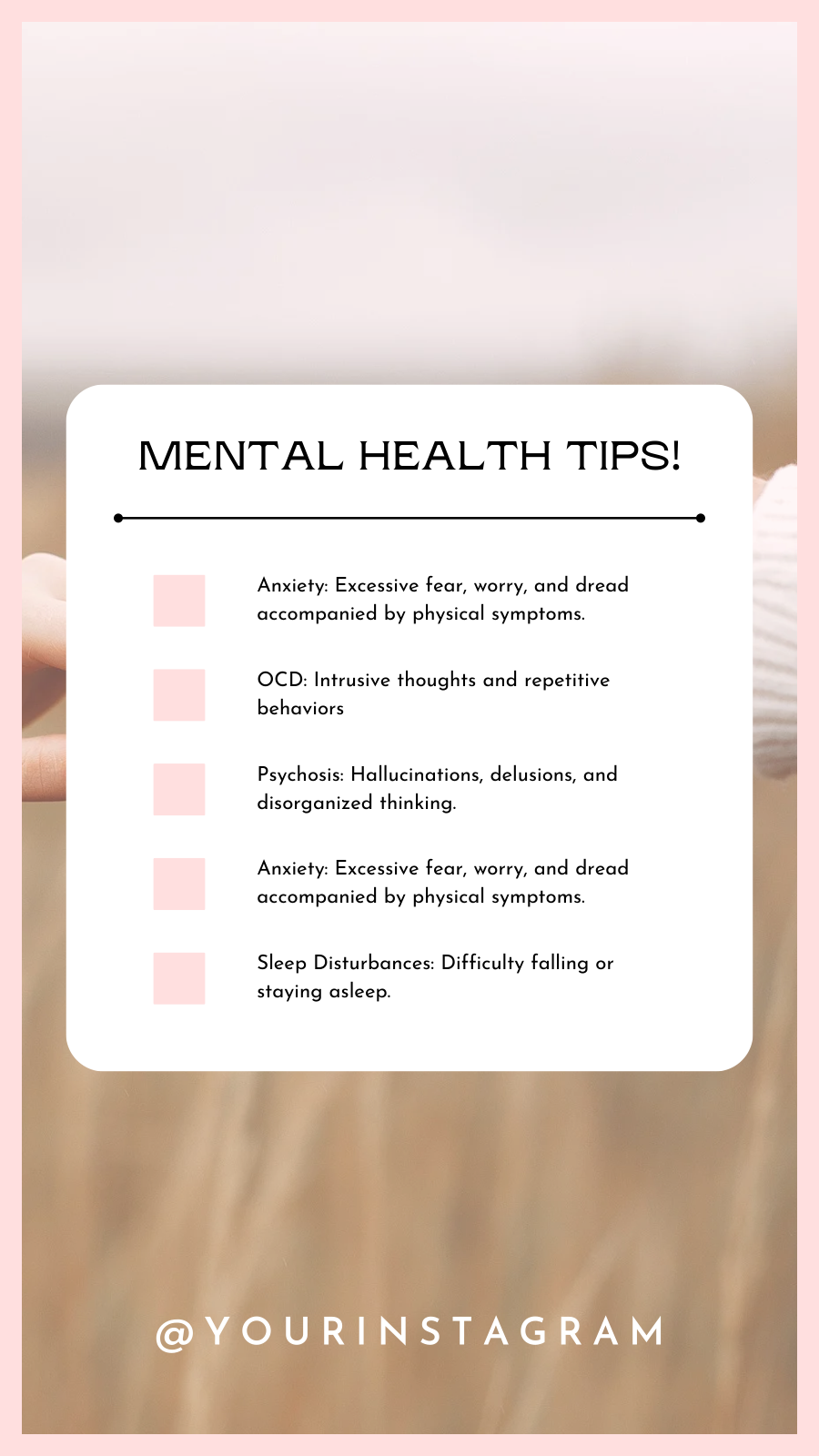 Mental Health Instagram Canva Story Template - Image 3