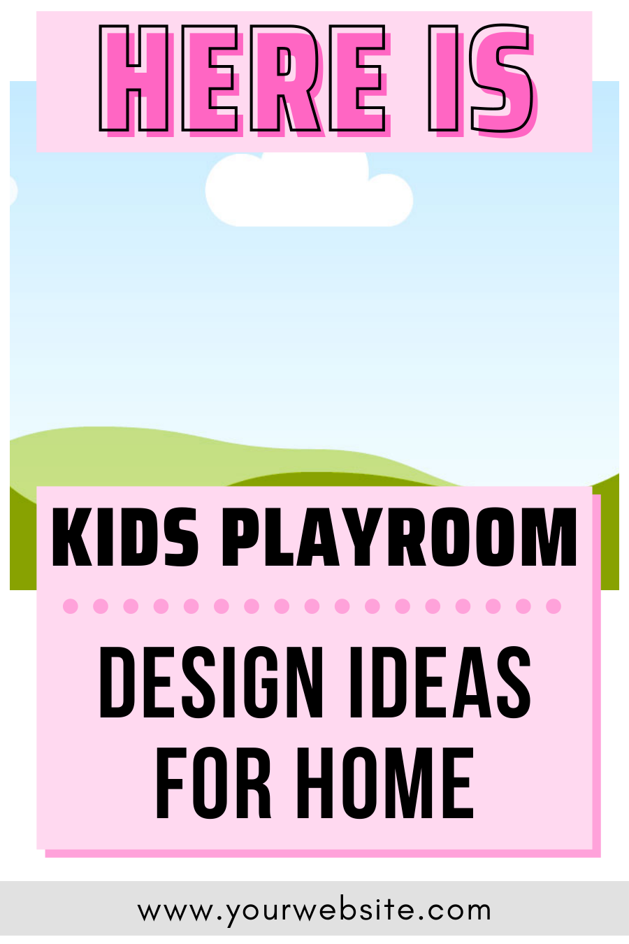 Mom Blogger Pinterest Template
