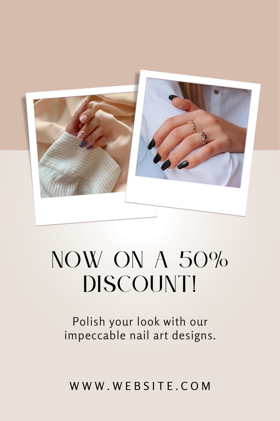 Nail Salon Pinterest Template