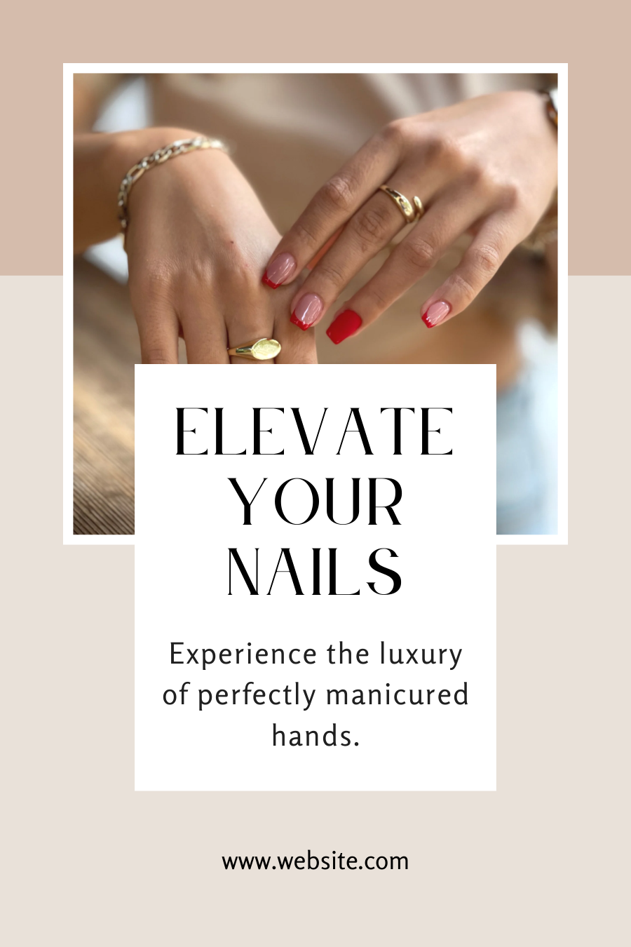 Nail Salon Pinterest Template - Image 2