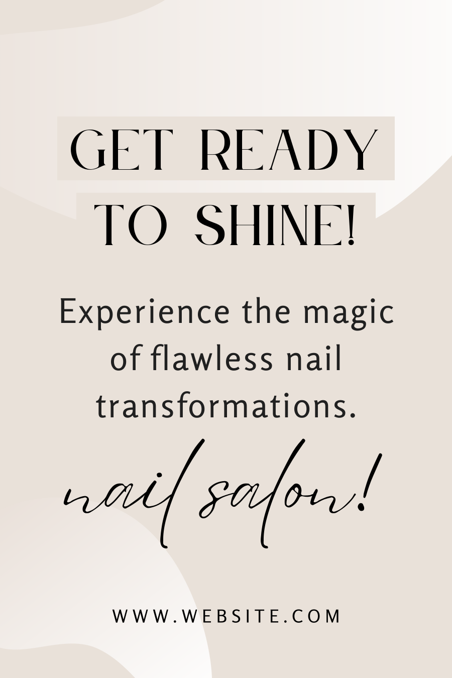 Nail Salon Pinterest Template - Image 3