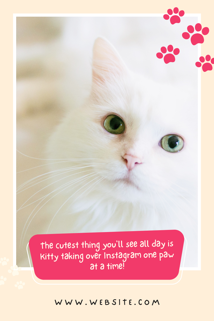Pet Engagement Booster Pinterest Template