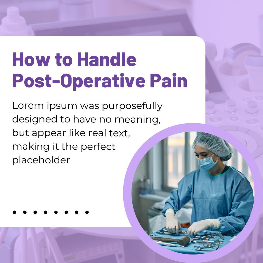 Post Surgery Instagram Canva Post Templates - Image 3