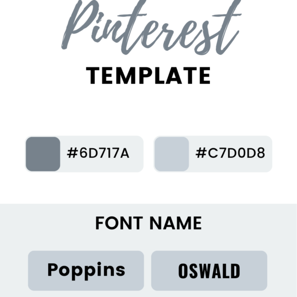 Real Estate Pinterest Canva Pin Template