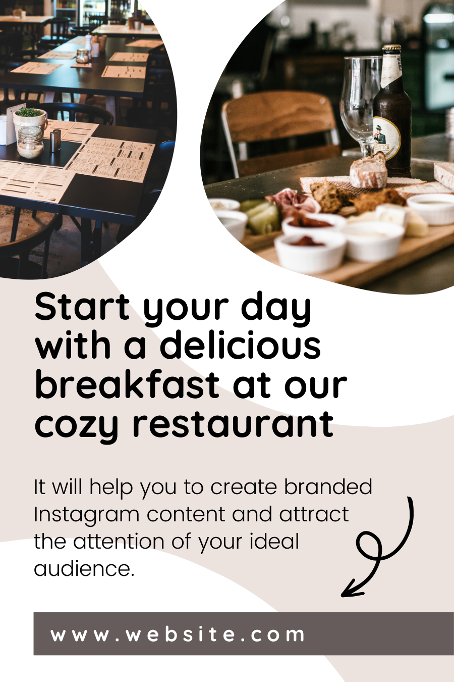 Restaurant Pinterest Canva Pins Templates