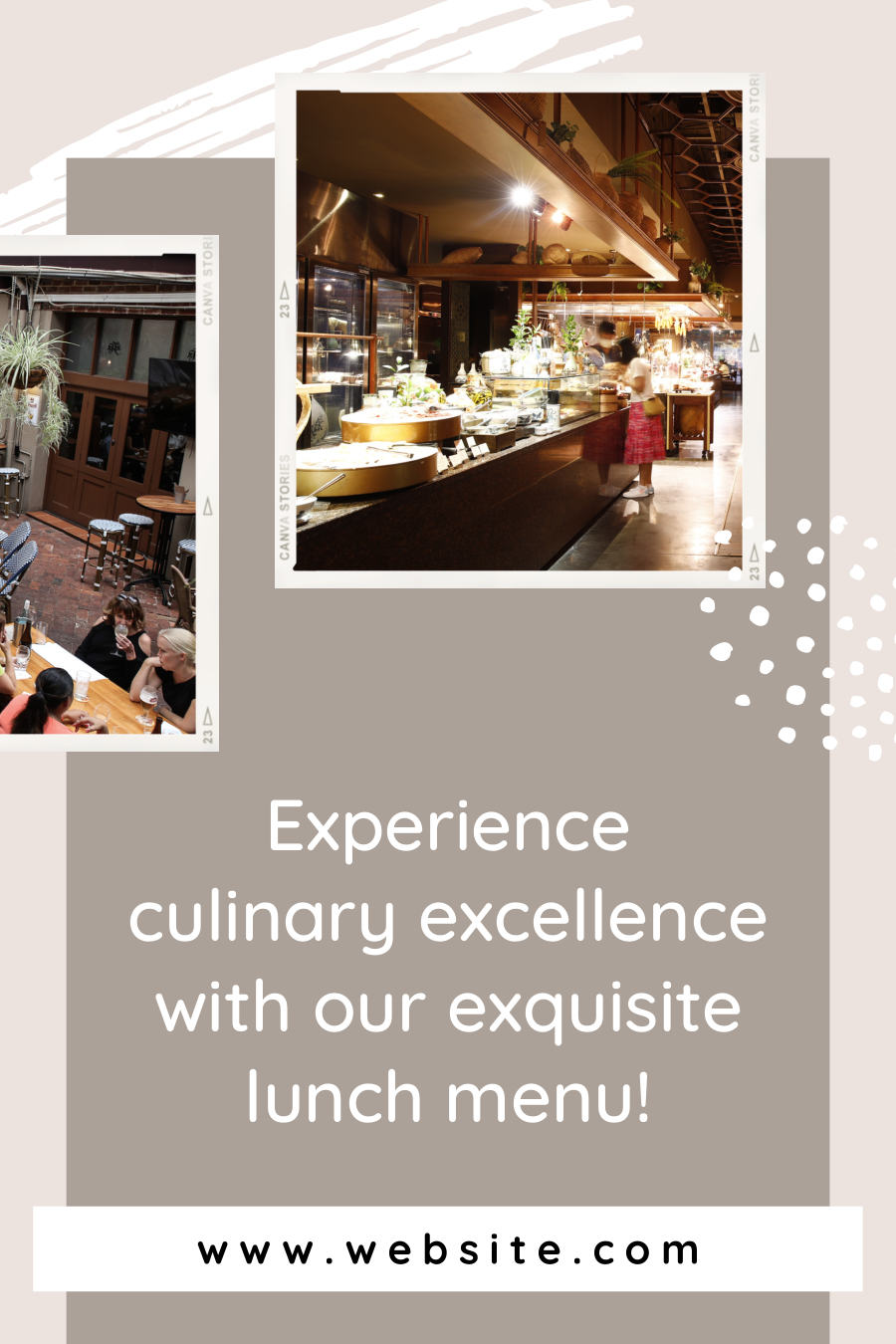 Restaurant Pinterest Canva Pins Templates - Image 2