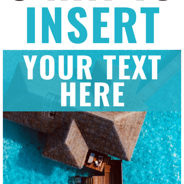 Travel Blogger Pinterest Template