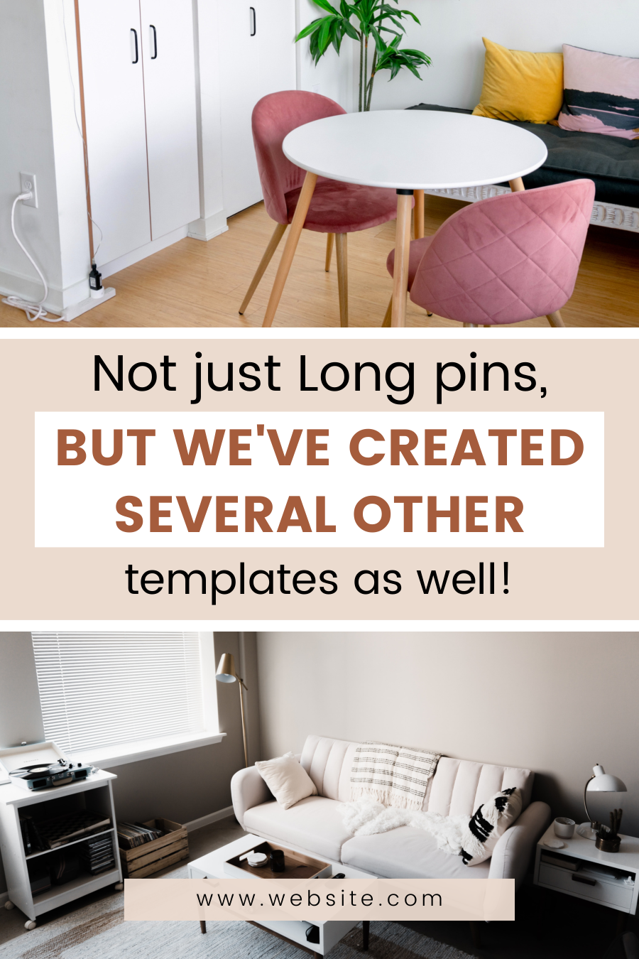 Vintage X Fall Pinterest Canva Templates - Image 3